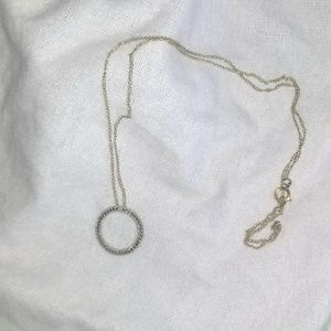 Sold 10k white gold and yellow gold necklace